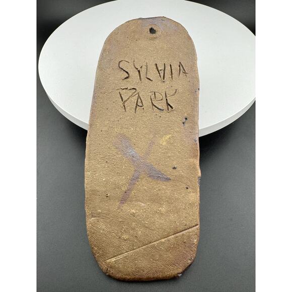 Handmade Pressed Flower Pottery Piece - Picture 6 of 6